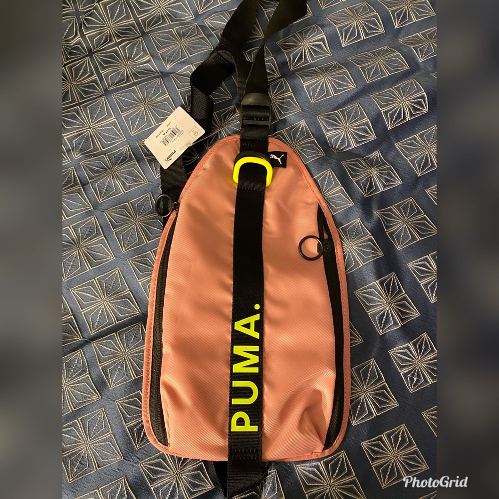 PUMA pink sling crossbody bag